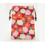 御朱印帳 袋 御朱印帳入れ ご朱印帳入れ 巾着 花柄 椿