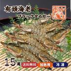 冷凍 有頭ブラックタイガー15尾 [有