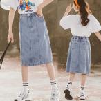 スカートキッズロングスカート子供服...