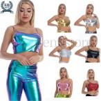 メタリック 光沢感 キャミソールイ