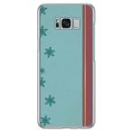 Galaxy S8+ ケース スノークリスタル ブルー スマホケース (受注生産)