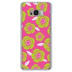 Galaxy S8+ ケース サザンフラワー ピンク スマホケース (受注生産)