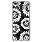 Galaxy S8+ ケース ストライプ ブラック スマホケース (受注生産)