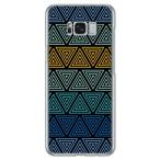 Galaxy S8+ ケース トライアングル ブルー スマホケース (受注生産)