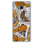 Galaxy S8+ ケース ドローイング フォックス スマホケース (受注生産)