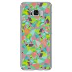 Galaxy S8+ ケース テクスチャフリーク グリーン スマホケース (受注生産)