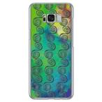 Galaxy S8+ ケース レインボー ボルテックス スマホケース (受注生産)