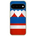 Cf LTD состязание одежда [59] туловище синий * красный 1 шт колесо белый Heart ...* рукав красный * белый 1 шт колесо смартфон кейс ( жесткий чехол покрытие ) Pixel 11 пиксел 11