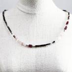 ネックレス天然石アゲートガーネットレッドハンドメイド日本製パワーストーンシ...