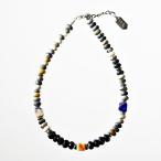 ブレスレット天然石ジャスパーソーダライトブルーオレンジハンドメイド日本製パ...