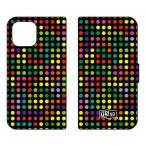 Mi 11 Lite 5G ケース M2101K9R 手帳 カバー ドット ブラック マルチ スマホケース (受注生産)