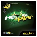 ヘキサーピップスプラス　HEXER PIPS+  andro アンドロ　卓球表ソフトラバー　112273