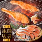 鮭 切り身 10切入り 約1kg(約100g×10切) 国産 サケ 銀鮭 切身 甘口 宮城県産 甘塩仕立 冷凍