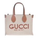 グッチ GUCCI Gucci Lido ミディアム トートバッグ 772144FACUL8451 2WAYバッグ キャンバス ベージュ レディース【中古】【Sランク】