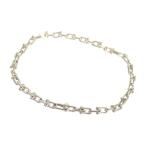  Tiffany TIFFANY&amp;Co. аппаратное обеспечение микро ссылка Large 60423393 браслет прекрасный товар серебряный 925[ б/у ][A разряд ]