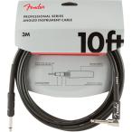 Fender / Professional Series 10FT S/L Black 約3メートル ケーブル フェンダー