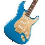 ショッピングsale2022 Squier / 40th Anniversary Stratocaster Gold Edition Laurel Fingerboard Gold Anodized Pickguard Lake Placid Blue