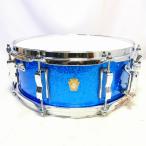 ( б/у )LUDWIG / LS908 xx32 JAZZ FEST Snare Drum 14x5.5 Blue Sparkle малый барабан ( Ikebukuro магазин )