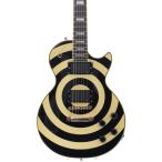 ( б/у )Epiphone / Zak Wylde Les Paul Custom Plus Bulls Eye Black bullseye graphics ( сердце .. магазин )