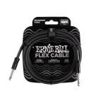 ERNIE BALL / EB6434 FLEX CABLE 10FT BK S/S ギターシールドケーブル (福岡店)