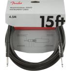Fender / Professional Series Instrument Cable, Straight/Straight, 15'(約4.5ｍ), Black ギターケーブル (福岡店)