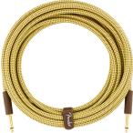 Fender / Deluxe Series Instrument Cable Straight-Straight 10inch Tweed ギターシールドケーブル (福岡店)