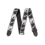 (WEBSHOP клиренс распродажа )Fender / Monogram Strap Black/Light Grey/Dark Grey крыло ( гитара ремешок )