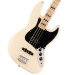 (WEBSHOP клиренс распродажа )Squier by Fender / Affinity Series Active Jazz Bass Maple Fingerboard Black Pickguard Olympic Whitesk тросик 