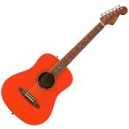 (WEBSHOP клиренс распродажа )Fender / California Standard Redondo Mini with Bag Spruce Top Fiesta Red крыло ( Short шкала )