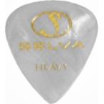 Selva / Rubber Grip Pick Tear Drop Heavy(1.00mm) Pearloid 材質：セルロース 色：パーロイド （ラバー滑り止め付）(WEBSHOP)