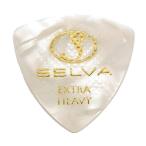 Selva / Rubber Grip Pick オニギリ Extra Heavy Pearloid 材質：セルロース 色：パーロイド （ラバー滑り止め付）(WEBSHOP)