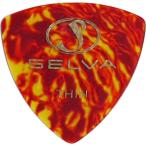 Selva / Rubber Grip Pick オニギリ Thin(0.50mm) Shell 材質：セルロース 色：シェル （ラバー滑り止め付）(WEBSHOP)