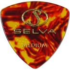 Selva / Rubber Grip Pick オニギリ Medium(0.75mm) Shell 材質：セルロース 色：シェル （ラバー滑り止め付）(WEBSHOP)
