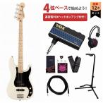 Squier by Fender / Affinity Series Precision Bass PJ Maple FB Black PG Olympic White VOX наушники усилитель 3 приложен электрический бас начинающий комплект R(YRK)