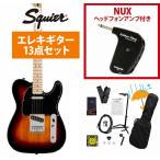 Squier by Fender / Affinity Series Telecaster Maple FB BK PG 3-Color Sunburst エレキギター GP-1アンプ付属エレキギター初心者セットR(YRK)