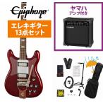Epiphone / Crestwood Custom Tremotone Cherry (CH) クレストウッド YAMAHA GA15IIアンプ付属初心者セットR(YRK)