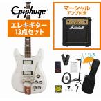 Epiphone / Crestwood Custom Polaris White (PO) エレキギター Marshall MG10アンプ付属エレキギター初心者セットR(YRK)