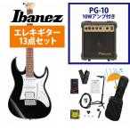 Ibanez / GRX40 Black Night GRX40-BKN GIO Series 入門用  PG-10アンプ付属エレキギター初心者セットR