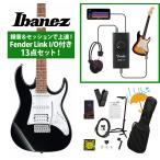 Ibanez / GRX40 Black Night GRX40-BKN GIO Series アイバニーズ 入門用 録音＆セッションで上達！Fender Link I/O付き13点セット