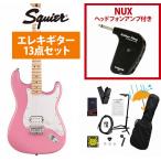 Squier by Fender / Sonic Stratocaster HT H Maple FB WH PG Flash Pink GP-1 усилитель приложен электрогитара начинающий комплект R(YRK)
