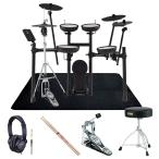 Roland / TD-07KV VH-10アップグレード/3シンバル すぐに使えるスターターセット200P/T130   w/SELVAドラムマット