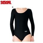 SASAKI Sasaki спорт U шея длинный рукав Leotard (7015) художественная гимнастика гимнастика Leotard Basic эластичность глянец чувство длинный длинный рукав Junior Jr в общем взрослый 