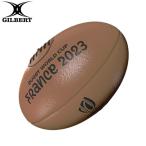 [ ограничение продажа ]GILBERT Gilbert RWC2023 Vintage * кожа мяч 5 номер (GB-9010) регби регби мяч 
