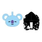 マル5785011800  【BT21】【LINE FRIENDS】【ラインフレンズ】フード付きネックピロー【KOYA】【コヤ】【アイドル】【韓国】【ライン】【スタンプ】【ネックピ…