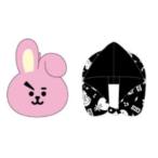 マル5785012400  【BT21】【LINE FRIENDS】【ラインフレンズ】フード付きネックピロー【COOKY】【クッキー】【アイドル】【韓国】【ライン】【スタンプ】【ネ…