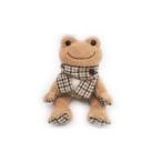 Yahoo! Yahoo!ショッピング(ヤフー ショッピング)ナカ175137-22 【かえるのピクルス】【pickles the frog】ビーンドール【ブラウン】【ブラウンチェック】【ピクルス】【ぴくるす】【かえる】【カエル】【カエ…