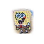 レオ MW169 【ミニ】【スポンジボブ】【SpongeBob】ミニワッペン【MW169】【ボブ】【アニメ】【キャラクター】【アメリカ】【USA】【アメキャラ】【ワッペン】