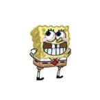 レオ MW052 【アメリカン雑貨】【スポンジボブ】【SpongeBob】ミニワッペン【MW052】【ボブ】【アニメ】【アメリカ】【USA】【アメキャラ】【ワッペン】【アイ…