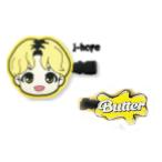 エス15551 【TinyTAN】【タイニータン】ラバー前髪クリップ【J-HOPE】【ジェイホープ】【ホソク】【ホビ】【Butter】【BTS】【防弾少年団】【バンタン】【arm…