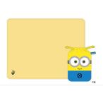 マル4805054900　【ミニオンズ】マスコット巾着付きブランケット【イエローラップ】【ミニオン】【ユニバーサル】【ユニバ】【映画】【アニメ】【巾着】【収納…